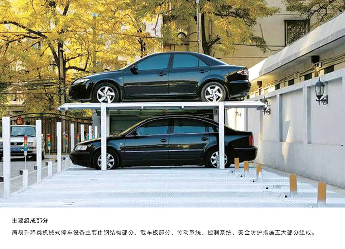 重慶PJS2D1二層地坑簡易升降停車設備主要組成部分.jpg