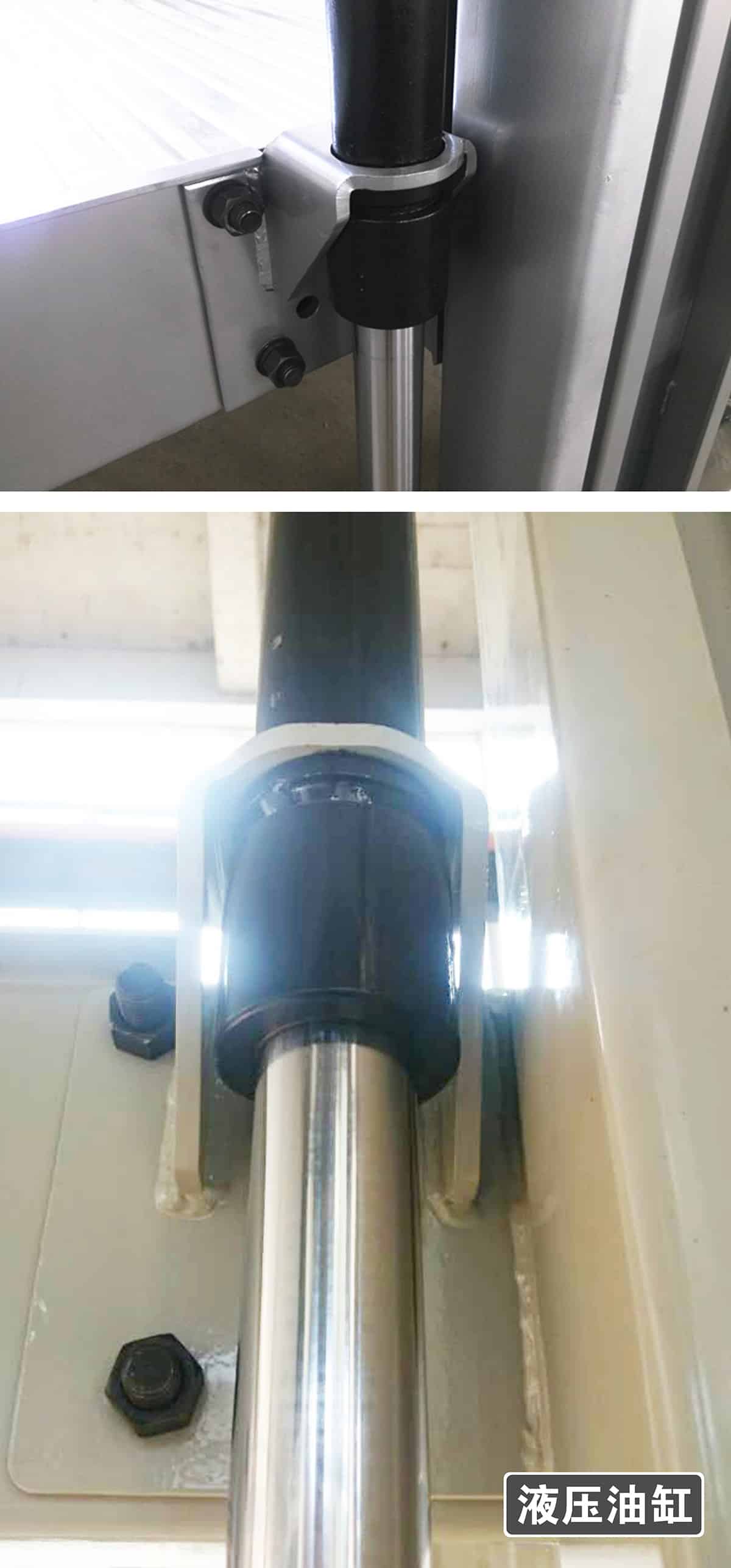 重慶倍萊兩柱簡易升降立體停車設(shè)備液壓油缸展示.jpg