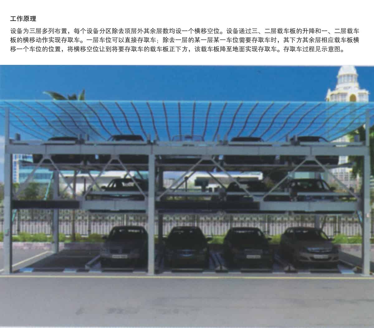 重慶PSH3三層升降橫移立體停車設備工作原理.jpg